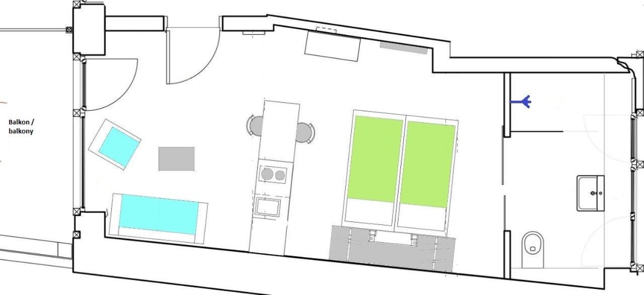 1463 Apartmenthaus Karlsruhe Zewnętrze zdjęcie