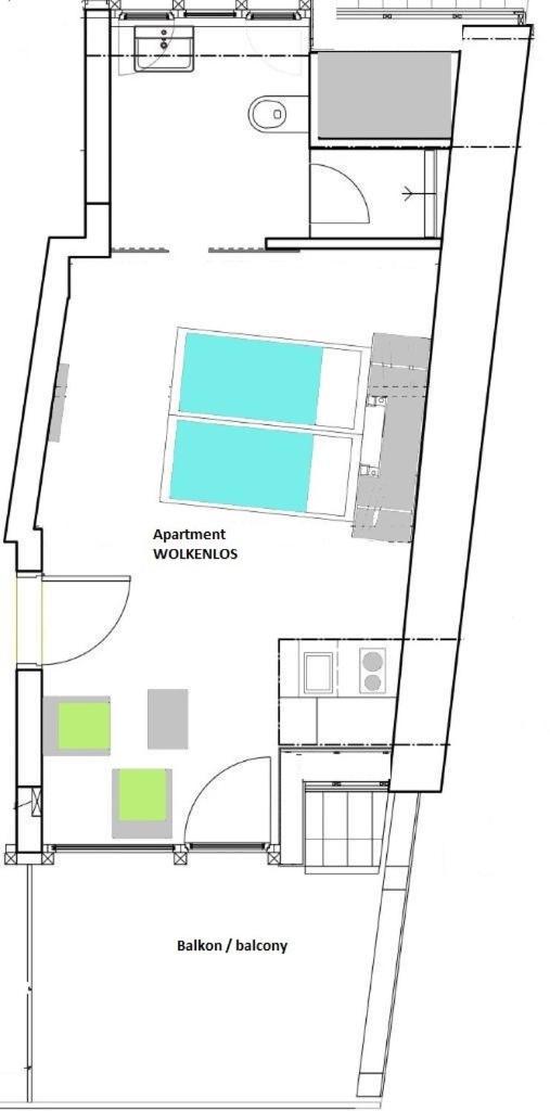 1463 Apartmenthaus Karlsruhe Zewnętrze zdjęcie